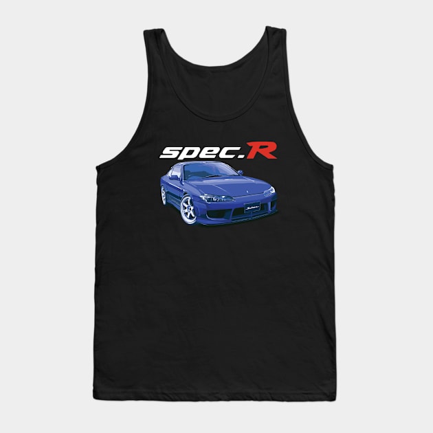 s15 spec r aero tv3 brilliant blue te37 Tank Top by cowtown_cowboy